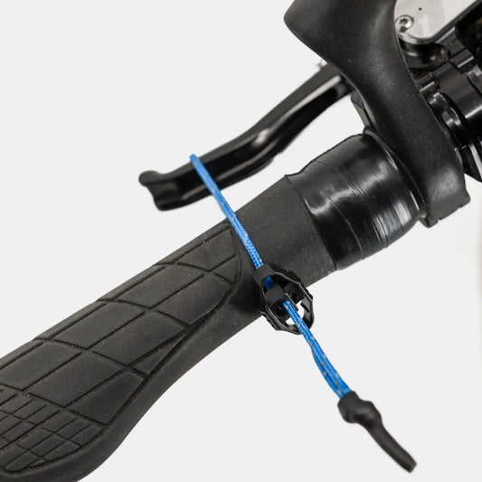 Paracord mit Klemmverschluss um die Bremse zu fixieren