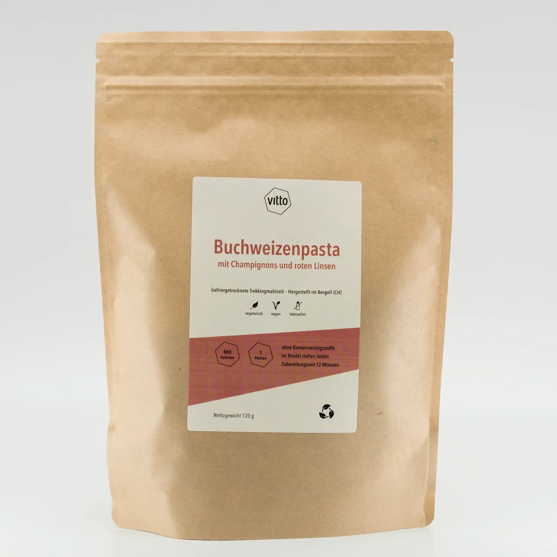 Trekking Nahrung Buchweizenpasta 1 Portion