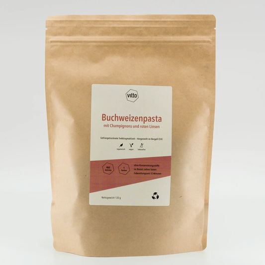 Trekking Nahrung Buchweizenpasta 1 Portion