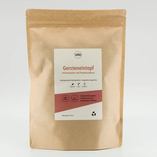 Trekking Nahrung Gersteneintopf 2 Portionen