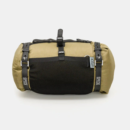 Speck Gear Lenkertasche in Ingwer – Bikepacking Bar Bag Frontansicht