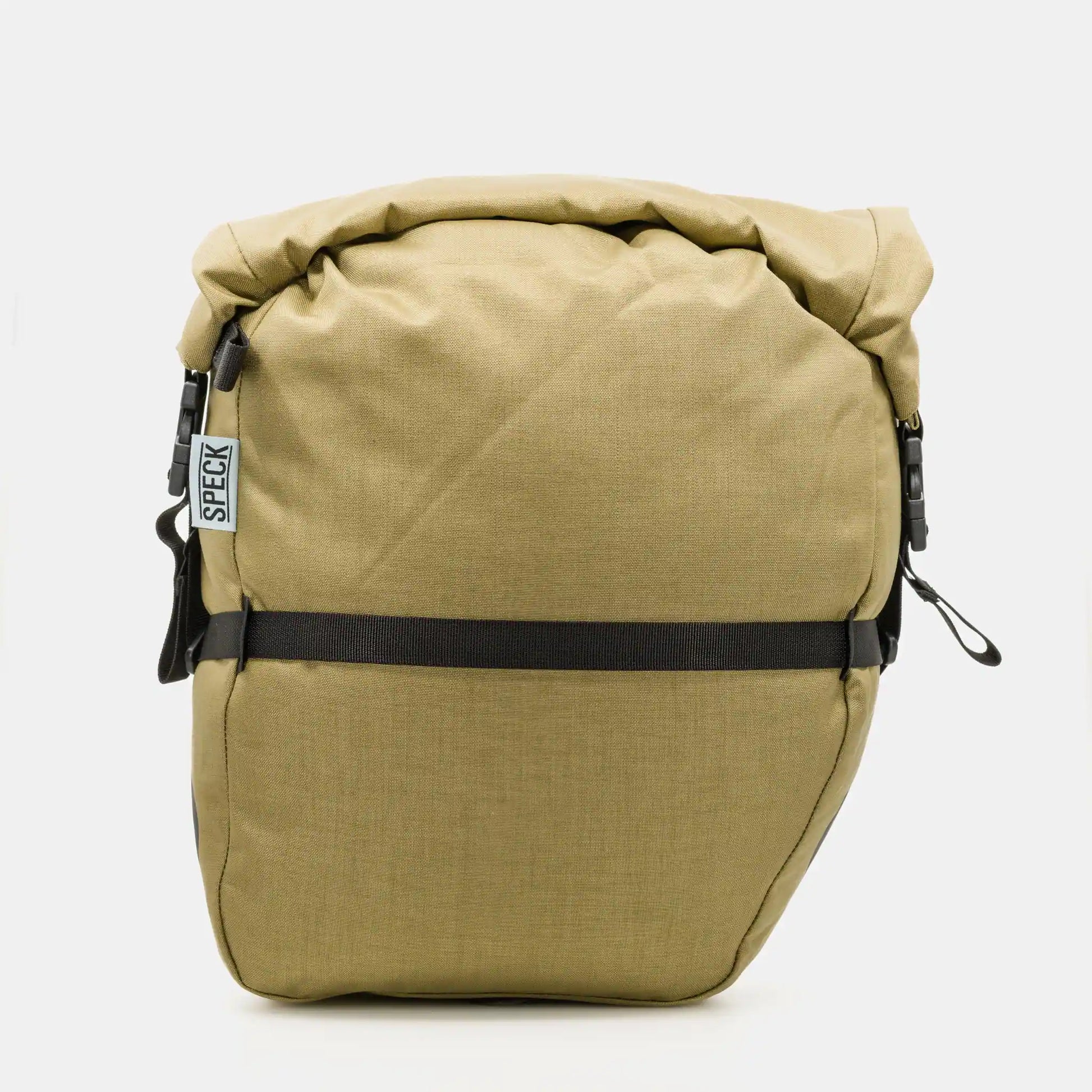 Speck Gear Packtasche in Ingwer – Bikepacking Mini Pannier frontal mit Rollverschluss und Kompressionsgurt