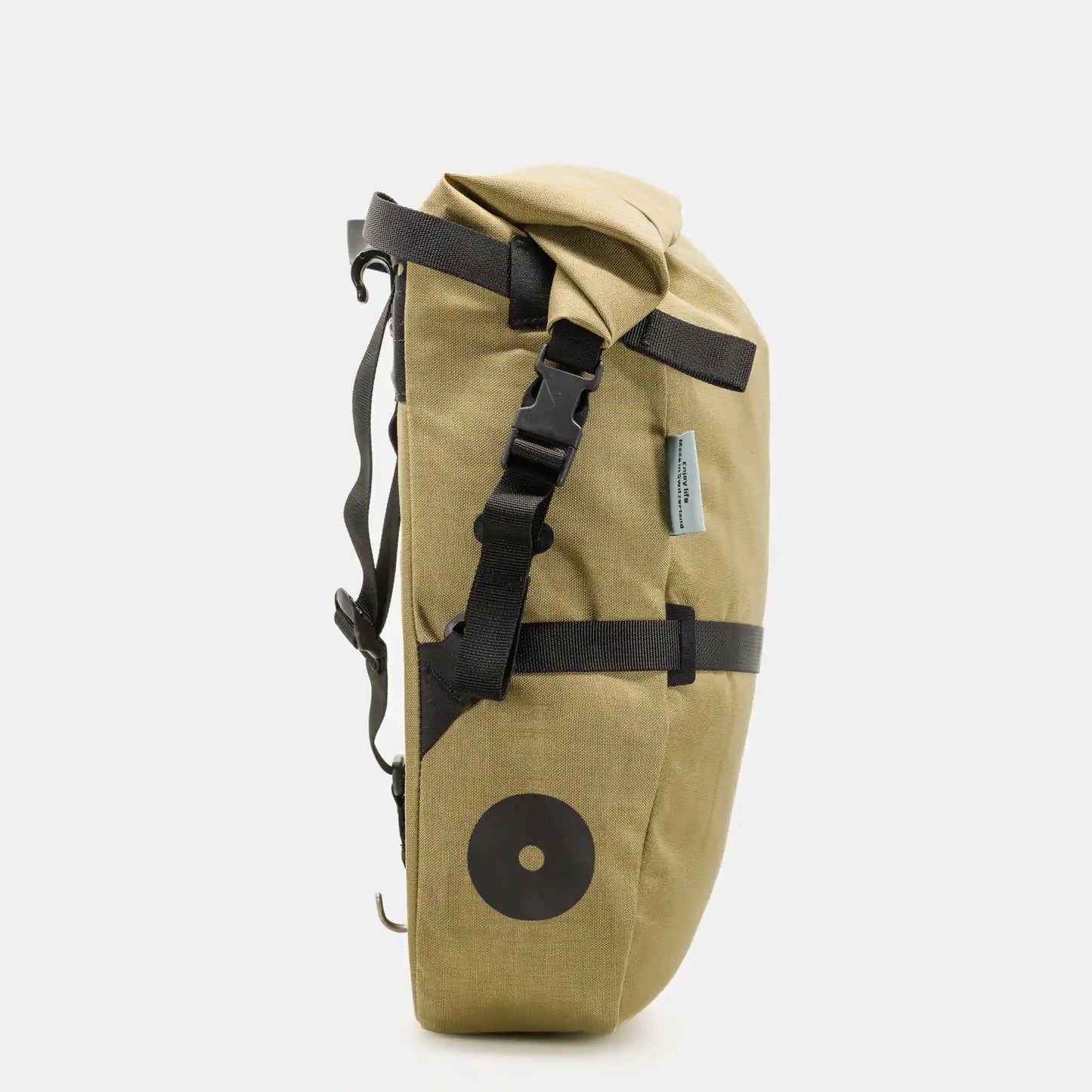 Speck Gear Packtasche in Ingwer – Bikepacking Mini Pannier seitlich mit Rollverschluss, Reflektor und Kompressionsgurt