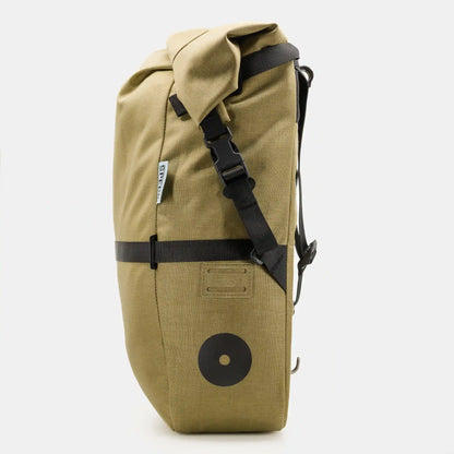 Speck Gear Packtasche in Ingwer – Bikepacking Mini Pannier seitlich mit Rollverschluss, Reflektor und Kompressionsgurt