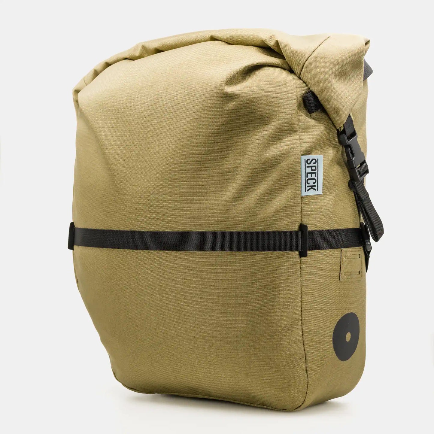 Speck Gear Packtasche in Ingwer – Bikepacking Mini Pannier seitlich mit Rollverschluss, Reflektor und Kompressionsgurt