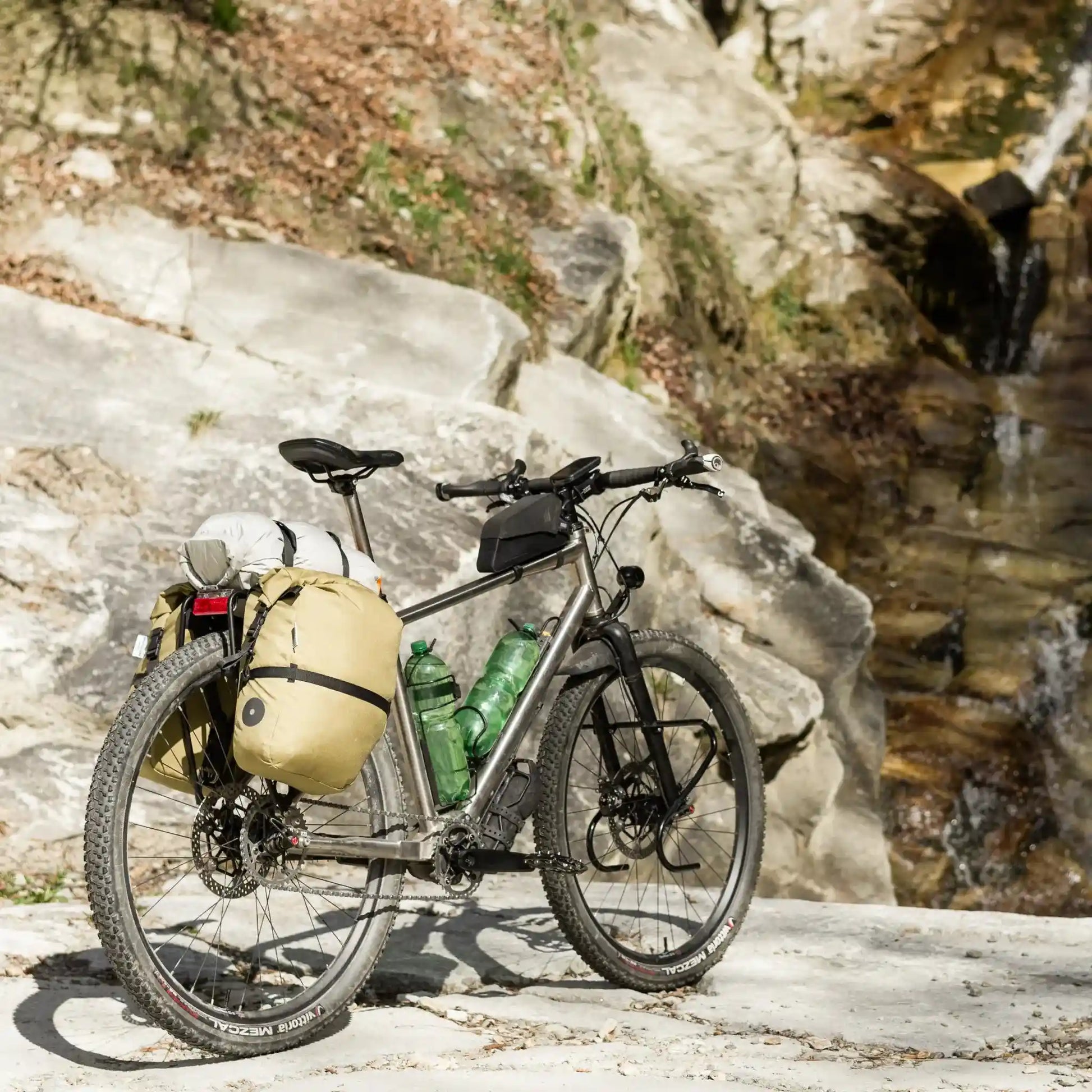 pannier rack gravel bike Mini Pannier - Weatherproof Bikepacking Bags