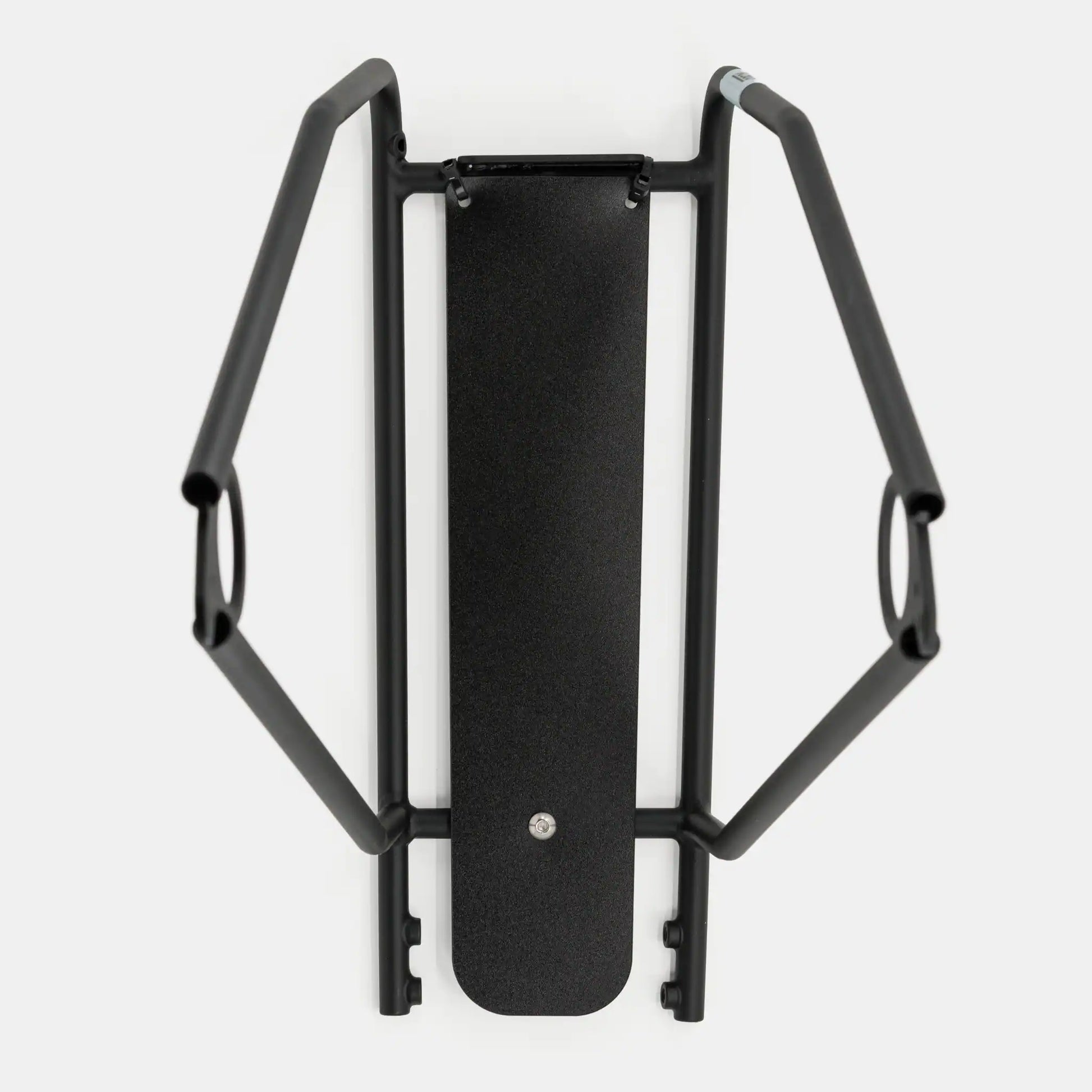 V-Rack von unten mit Mudguard montiert
