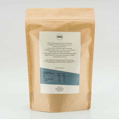 Trekking Nahrung Porridge Rückseite